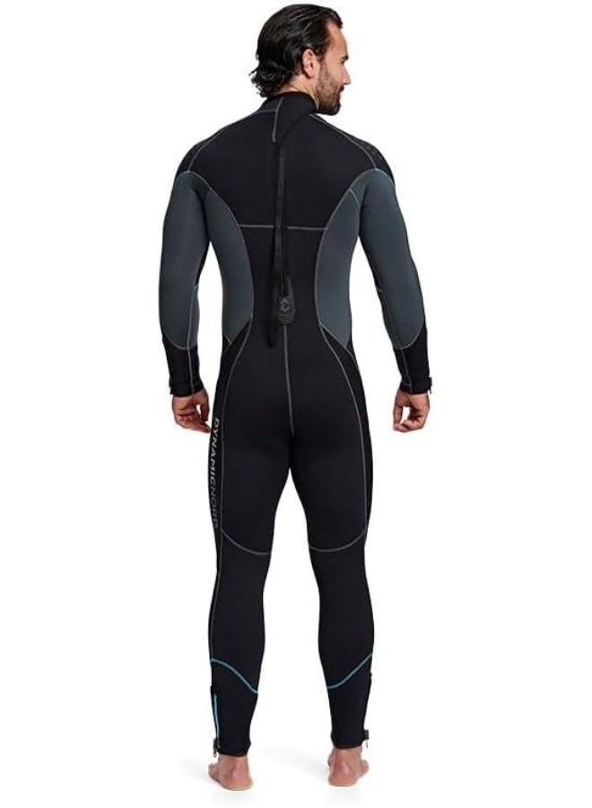 DYNAMIC NORD diving FULLSUIT MEN 3MM SP-31 BLACK/BLUE