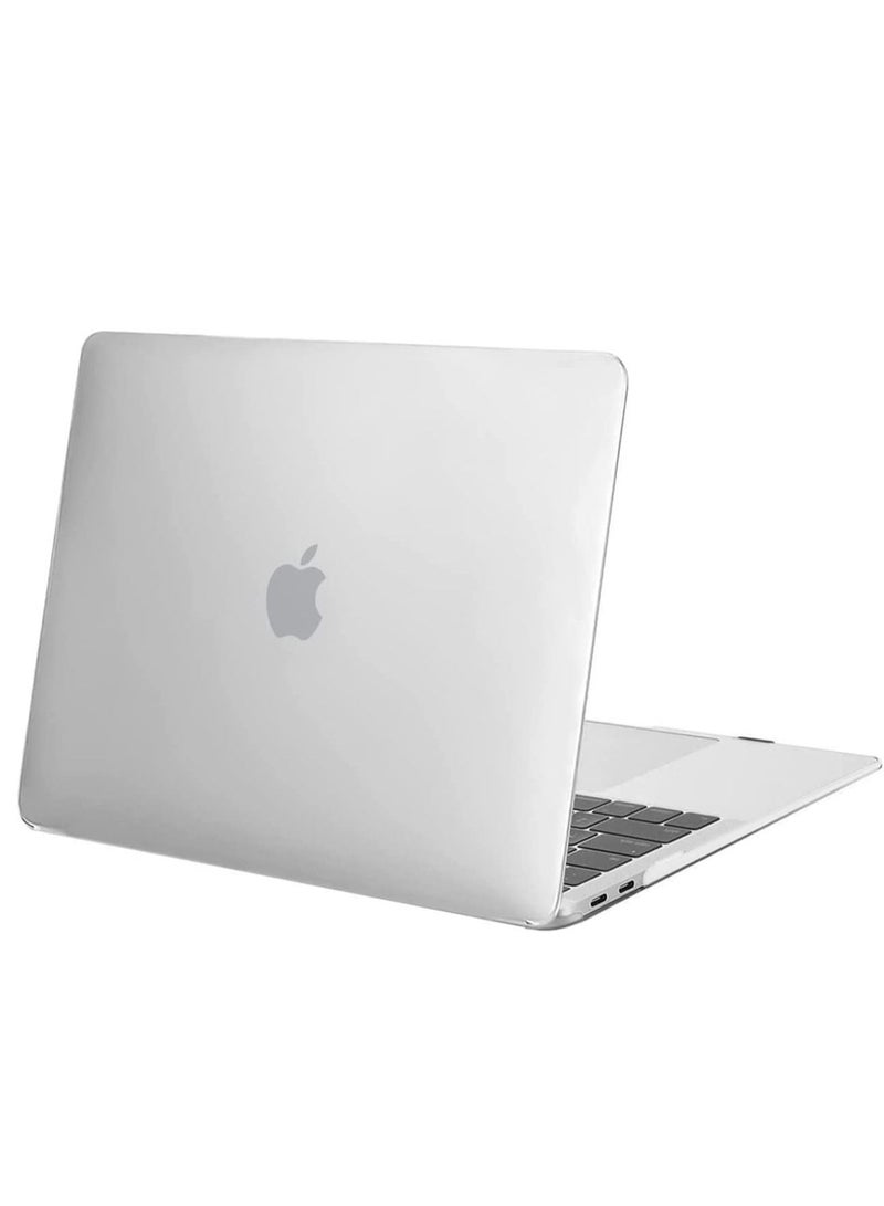 New MacBook Air 13.6 inch Case 2022 M2 A2681 Plastic Hard Shell Case & Keyboard Skin & Screen Protector White