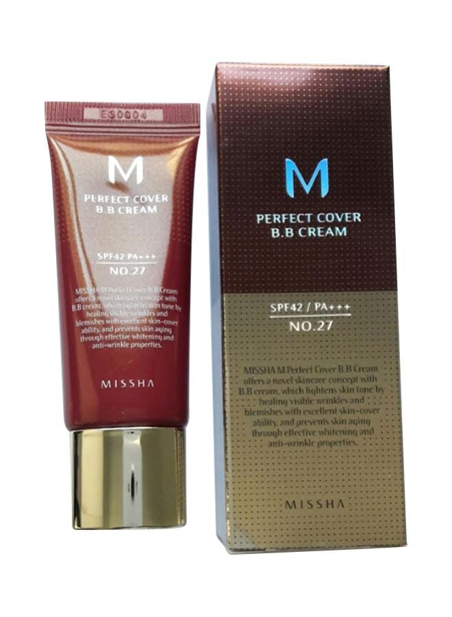 M Perfect Cover BB Cream SPF42/PA+++ Honey Beige