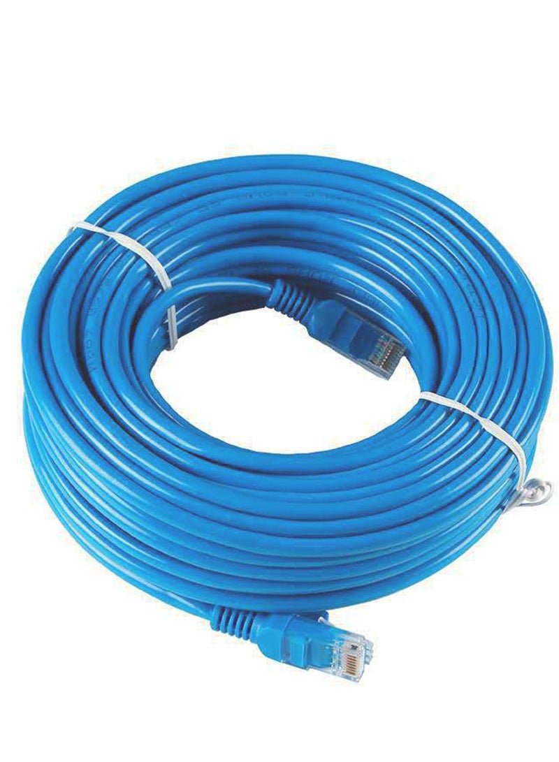 RJ45 CAT6 Ethernet LAN Network Cable Blue,30m