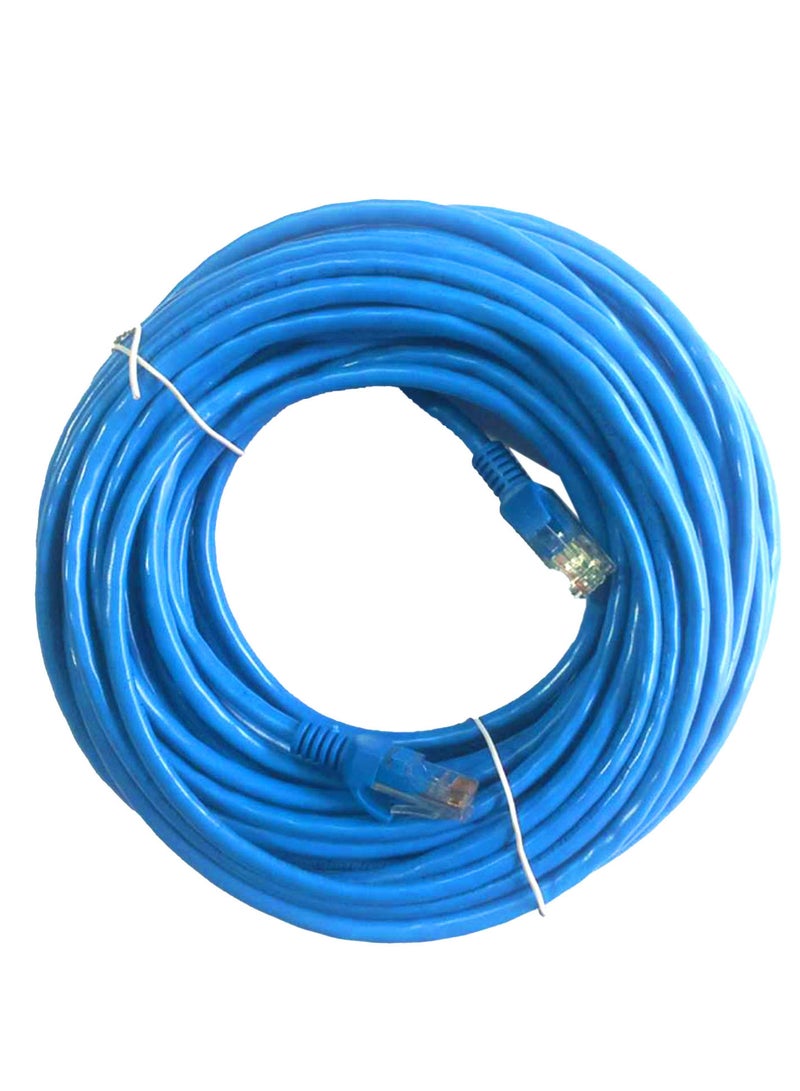 RJ45 CAT6 Ethernet LAN Network Cable Blue,30m