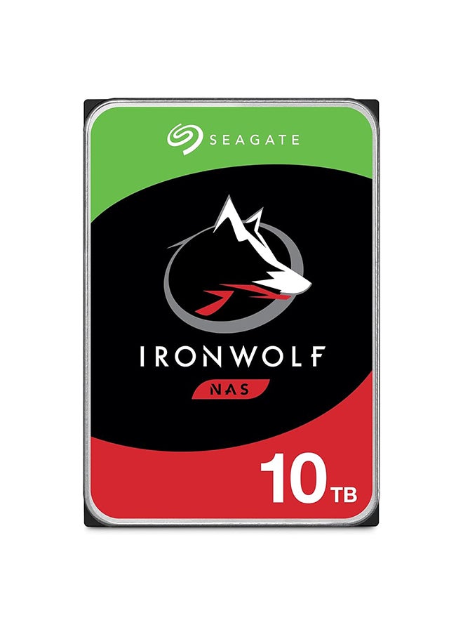 IronWolf, 10TB, NAS, Internal Hard Drive, CMR, 3.5 Inch, SATA, 6GB/s, 7.200 RPM, 256MB Cache, for RAID Network Attached Storage (ST10000VN000) 10 TB