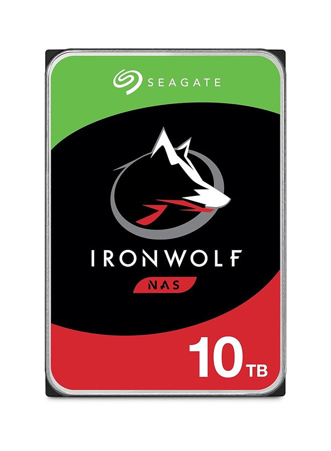 IronWolf, 10TB, NAS, Internal Hard Drive, CMR, 3.5 Inch, SATA, 6GB/s, 7.200 RPM, 256MB Cache, for RAID Network Attached Storage (ST10000VN000) 10 TB