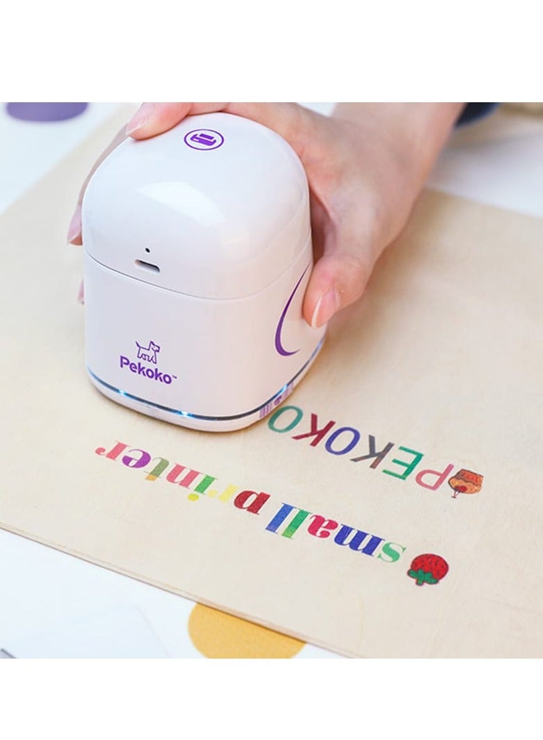 Mini Handheld Color Printer K1 Portable Inkjet Printer Print On Paper Wood Clothes And Other Surface