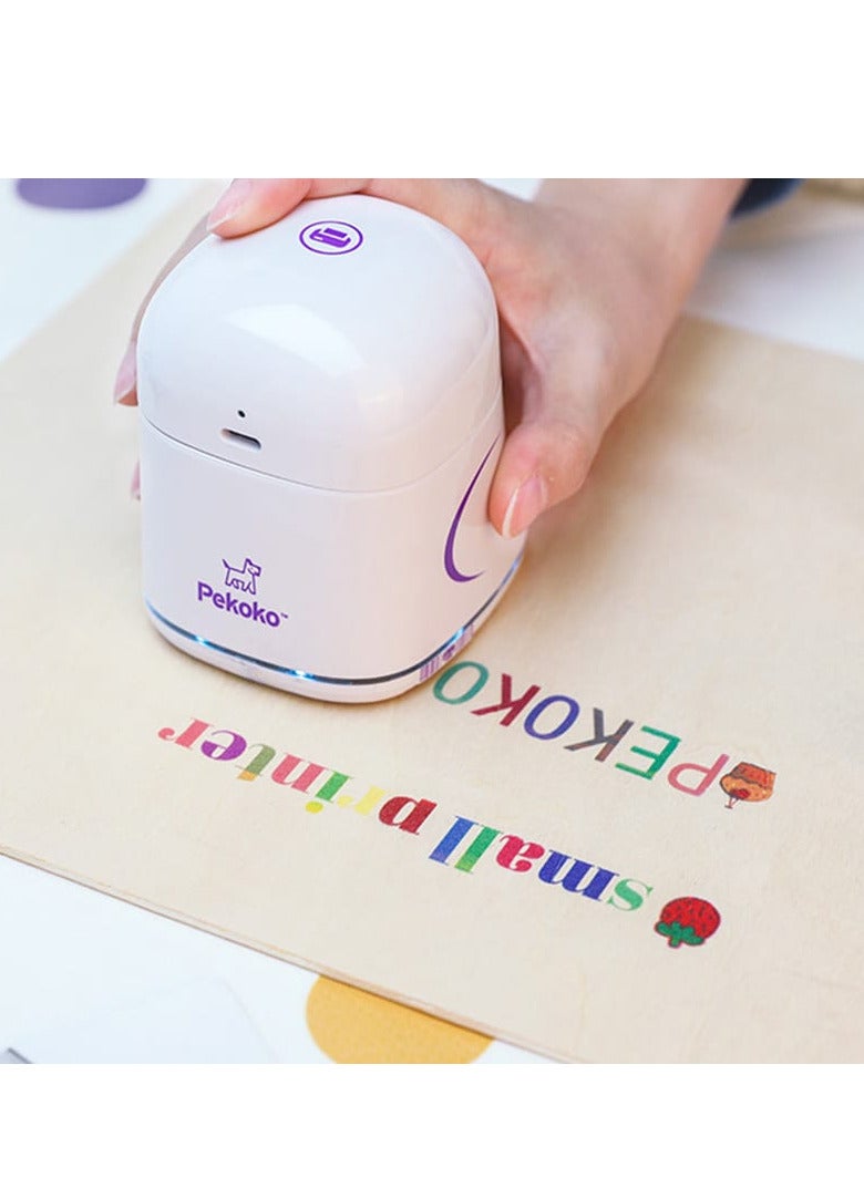 Mini Handheld Color Printer K1 Portable Inkjet Printer Print On Paper Wood Clothes And Other Surface