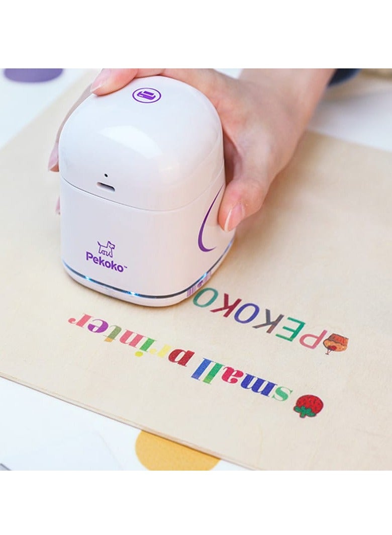 Mini Handheld Color Printer K1 Portable Inkjet Printer Print On Paper Wood Clothes And Other Surface