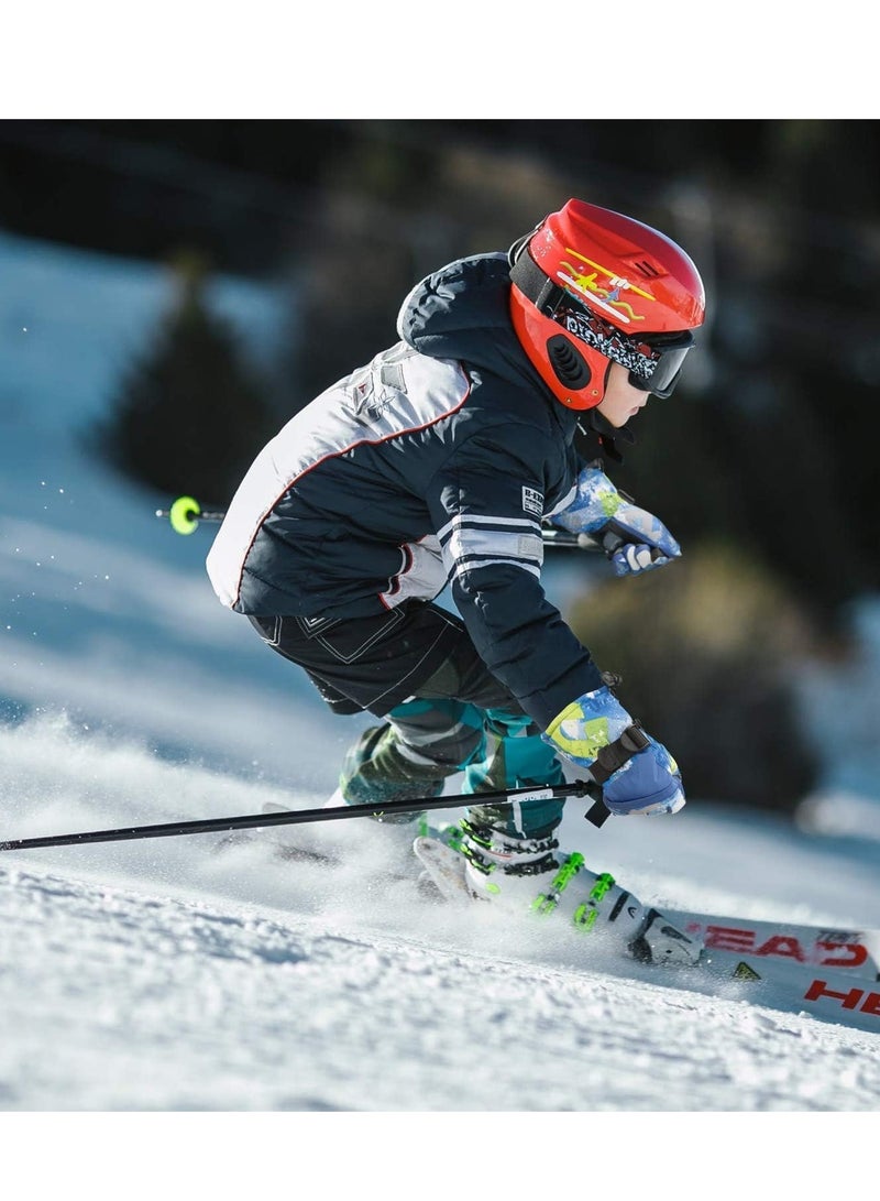 Winter Waterproof Breathable Ski and Cycling Gloves for Men Women Kids Touchscreen Snow Sports