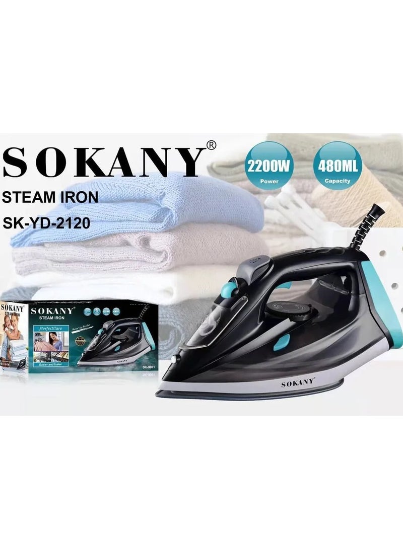 Sokany series steam iron portable handheld iron SK-YD-2120