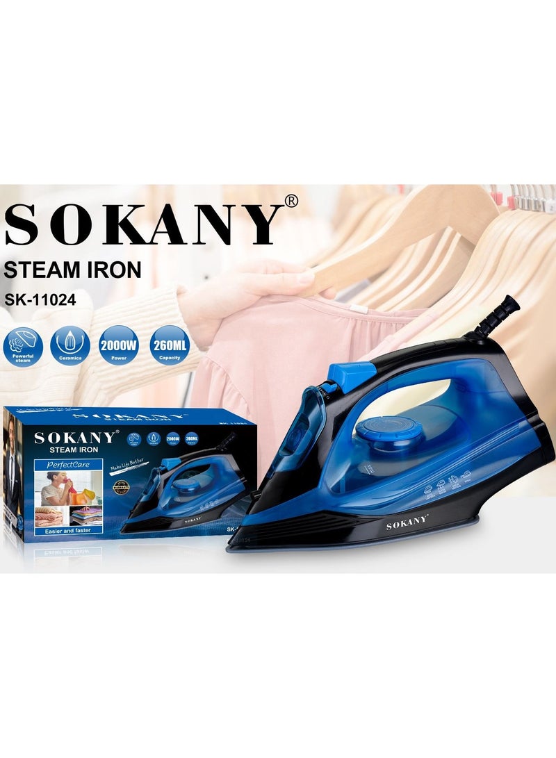 Sokany SK-11024 Electric Dry iron steam iron handheld clothing