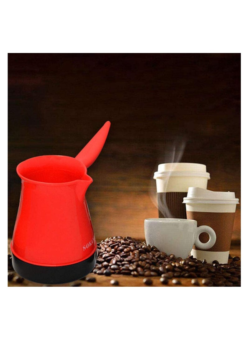 Electric Coffee Makers Mini Coffee Machine Coffee Maker Portable Electrical Coffee Pot Boiled Milk Coffee Kettle Electric Turkish Coffee multi color single piece