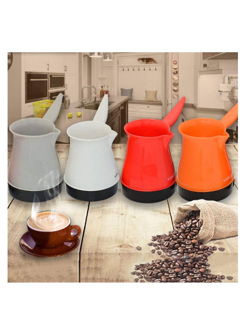 Electric Coffee Makers Mini Coffee Machine Coffee Maker Portable Electrical Coffee Pot Boiled Milk Coffee Kettle Electric Turkish Coffee multi color single piece