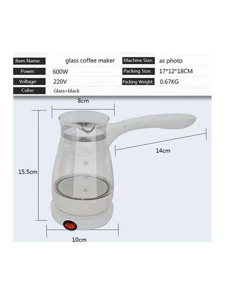 Electric Coffee Makers Mini Coffee Machine Coffee Maker Portable Electrical Coffee Pot Boiled Milk Coffee Kettle Electric Turkish Coffee multi color single piece