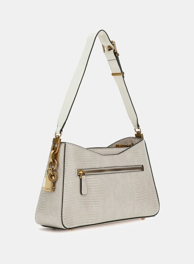 GUESS GINEVRA NUDE SHOULDER BAG