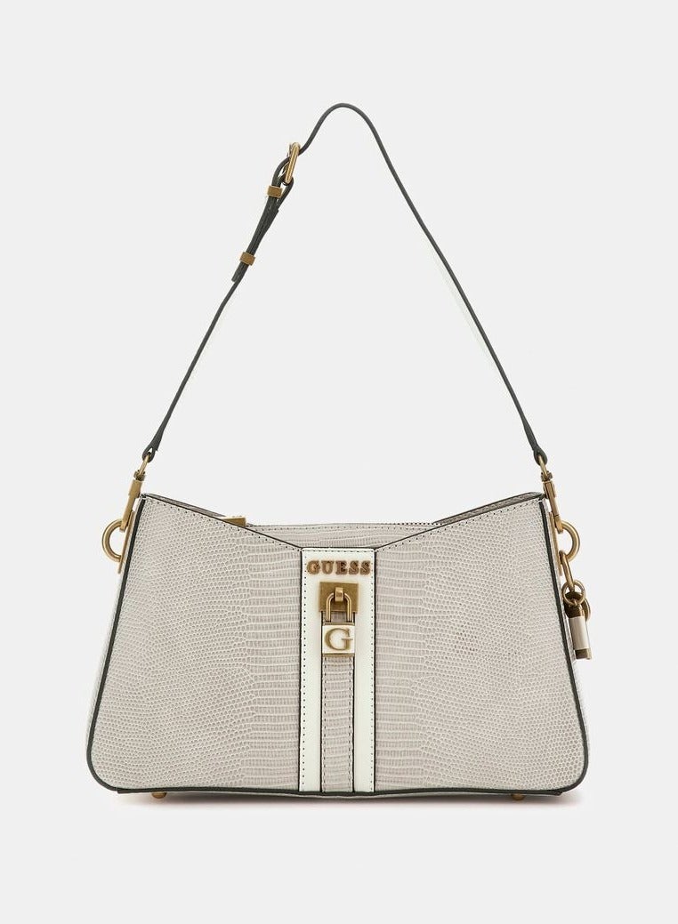 GUESS GINEVRA NUDE SHOULDER BAG