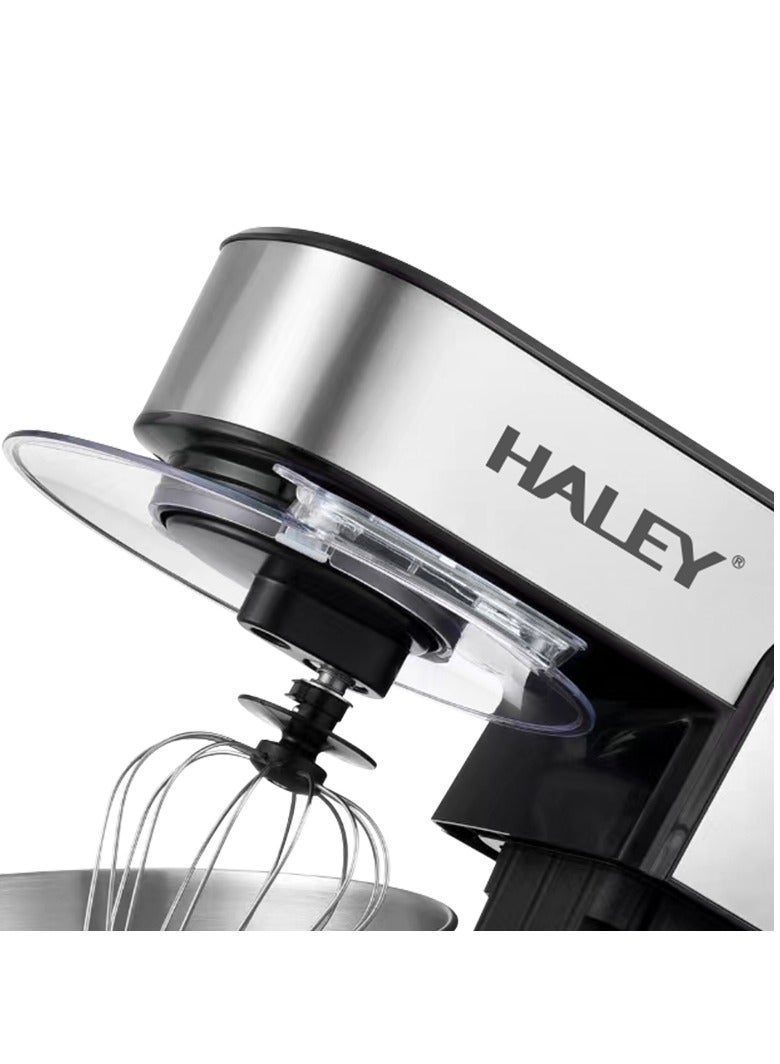 Haley 2200W Stand Mixer 9L Stainless Steel Mixing Bowl For Bread & Dough, Titup Head 6 Speed With Pulse Power Indicator 2 Year Warranty