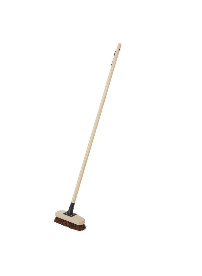 Outdoor Stiff Bassine Wooden Deck Broom 120 X 23.5cm