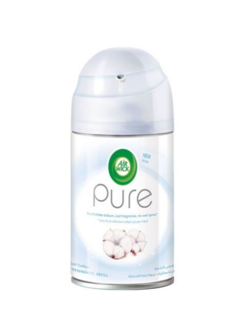 Air Wick Air Freshener Freshmatic Refill Pure Soft Cotton 250 Ml