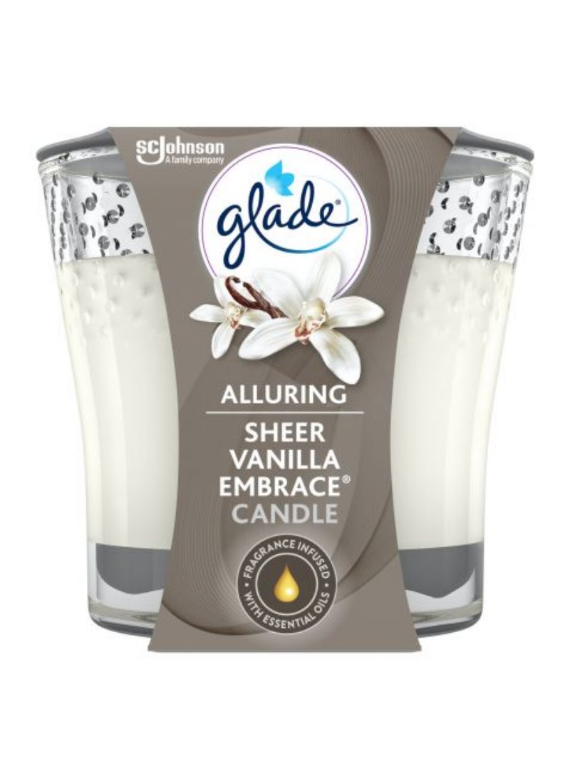 Glade Scented Candle Sheer Vanilla Embrance