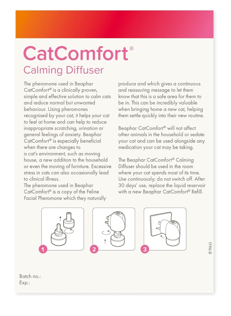 Beaphar Cat Comfort Starter Kit Diffuser 48 ml