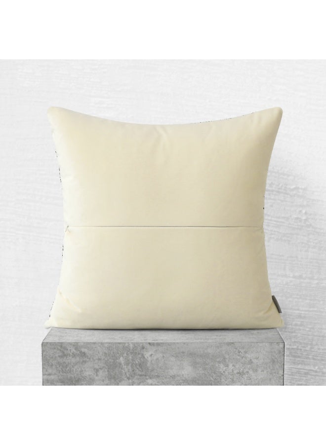 Beige Striped Envelope Cushion Cover