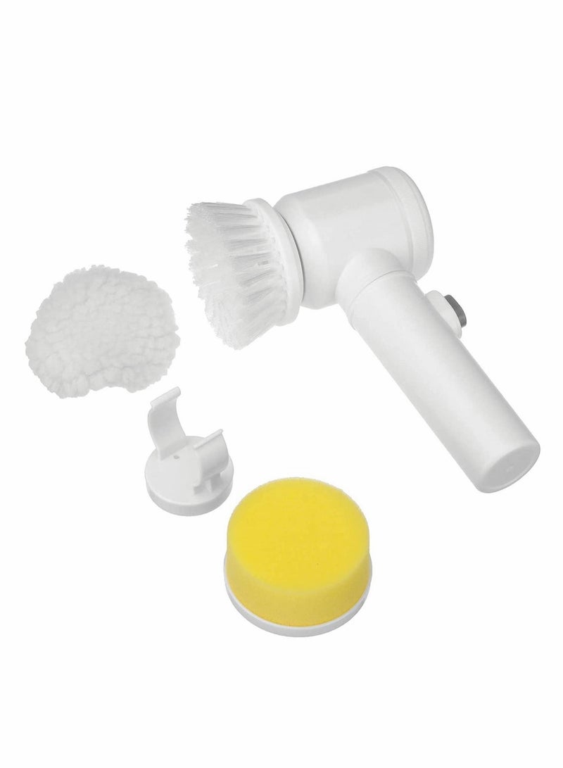 Electric Spin Scrubber, Household Cleaning Tool, Portable Spin Scrubber,for B【 Standard 】6.89x2.9x10.2 inches and weighs 0.82 pounds.Material: ABS.athroom/Wall/Tile Floor/Bathtub/Baseboard/Toilet/Kitc