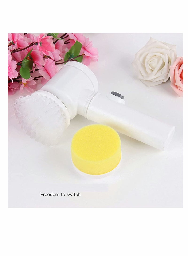 Electric Spin Scrubber, Household Cleaning Tool, Portable Spin Scrubber,for B【 Standard 】6.89x2.9x10.2 inches and weighs 0.82 pounds.Material: ABS.athroom/Wall/Tile Floor/Bathtub/Baseboard/Toilet/Kitc