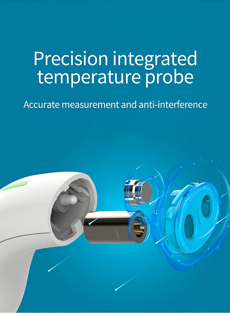 Voice broadcast, charging, handheld infrared non-contact rapid temperature measurement thermometer