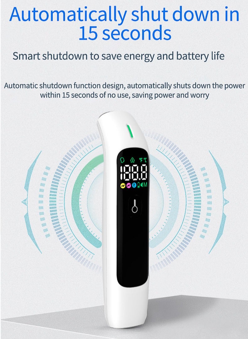 Voice broadcast, charging, handheld infrared non-contact rapid temperature measurement thermometer