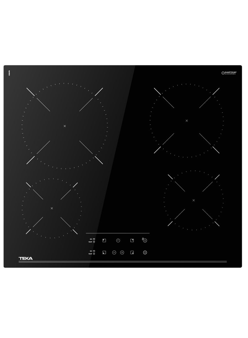Built-in 60 cm Vitroceramic Hob with Touch Control, 4 Cooking Zones, Ceramic Glass Surface, Cooking Timer TBC 64010 TTC