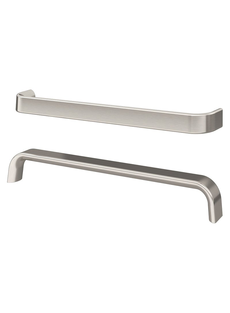 Door cabinet Handle, stainless steel colour, 266 mm