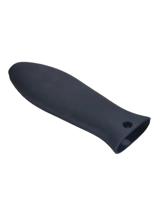 Non-Slip Silicone Hot Handle Holder Potholder Cast Iron Skillet Grip Sleeve Cover Black 14*14*14cm