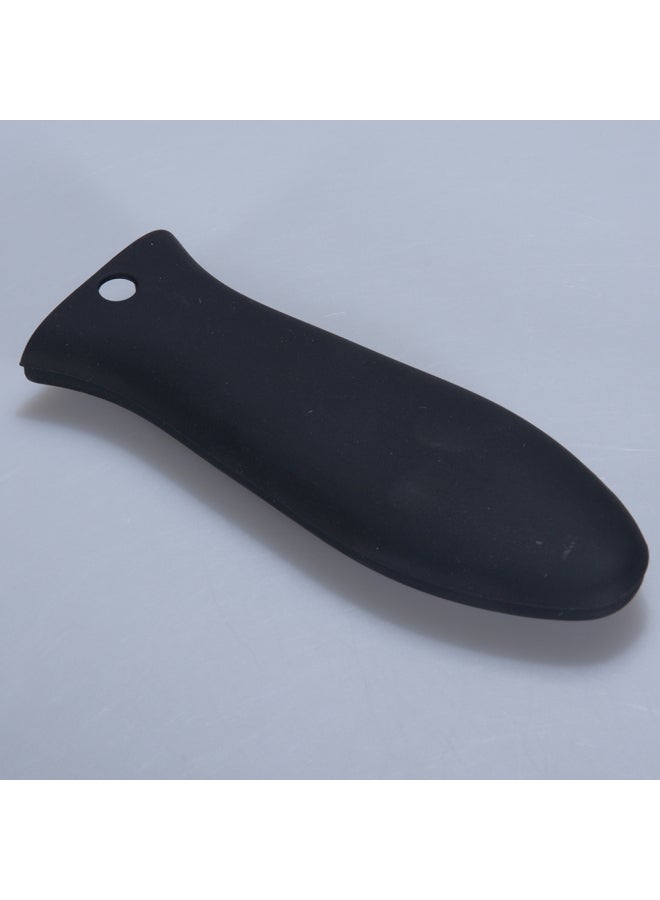 Non-Slip Silicone Hot Handle Holder Potholder Cast Iron Skillet Grip Sleeve Cover Black 14*14*14cm