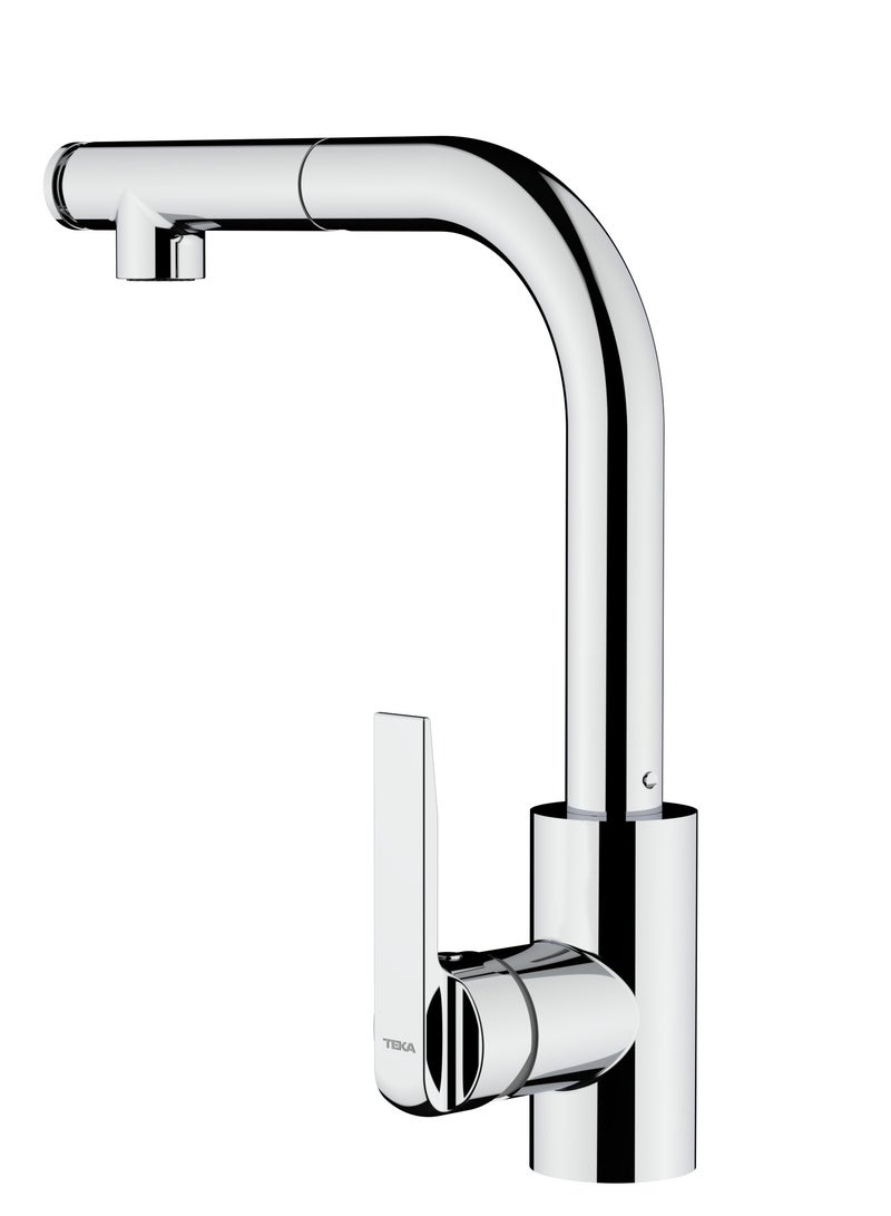 High Spout Pull-Out Kitchen Tap with Swivel Spout, Anti-Scale Aerator, and 2-Function Spray IN 938 PLUS