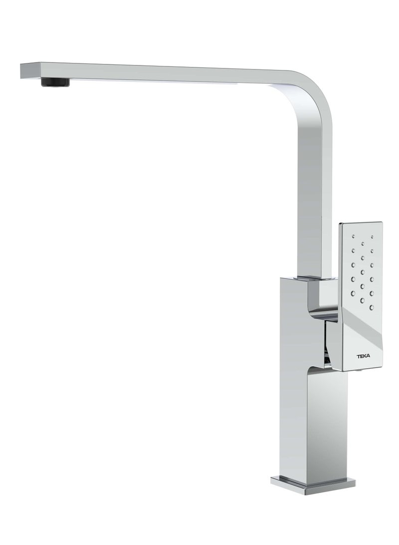 TEKA Single Lever Kitchen Tap with Slim Swivel High Spout and Cube Body Brooklyn BKY 915