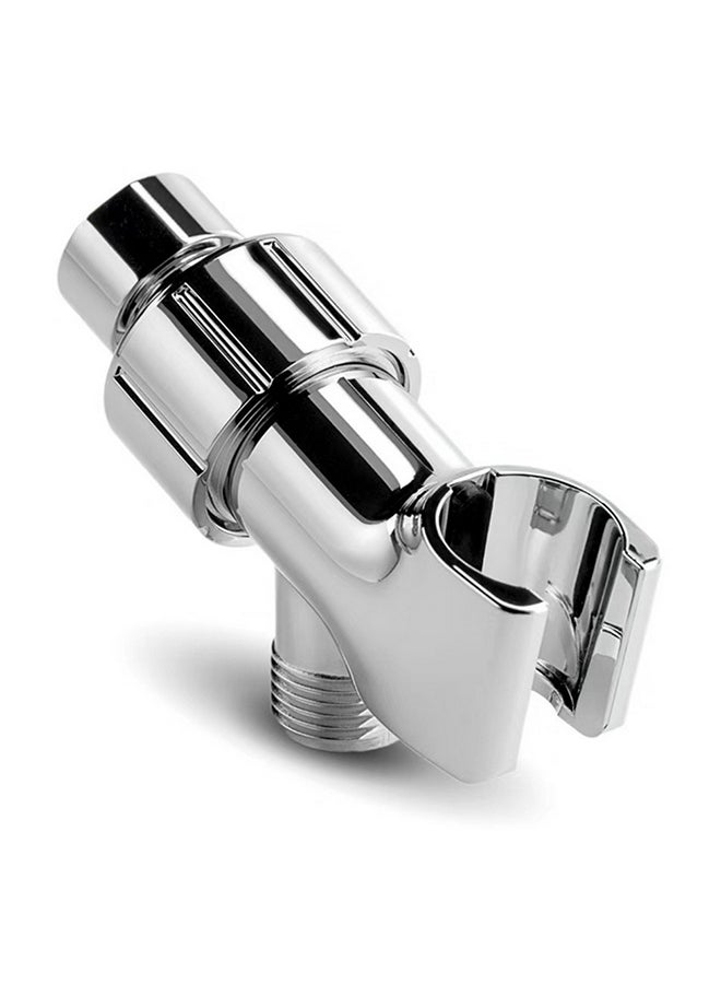 Universal Bathroom Shower Head Holder Silver 8 x 6cm