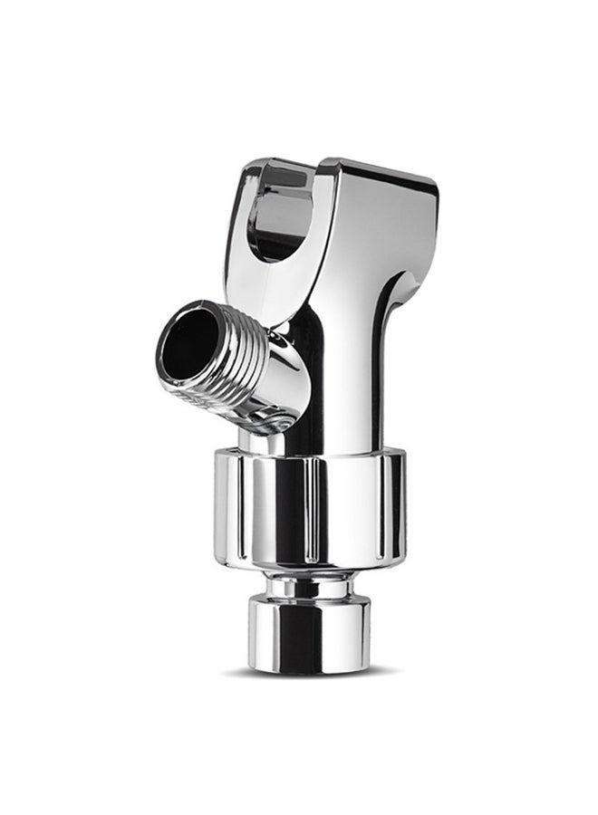 Universal Bathroom Shower Head Holder Silver 8 x 6cm
