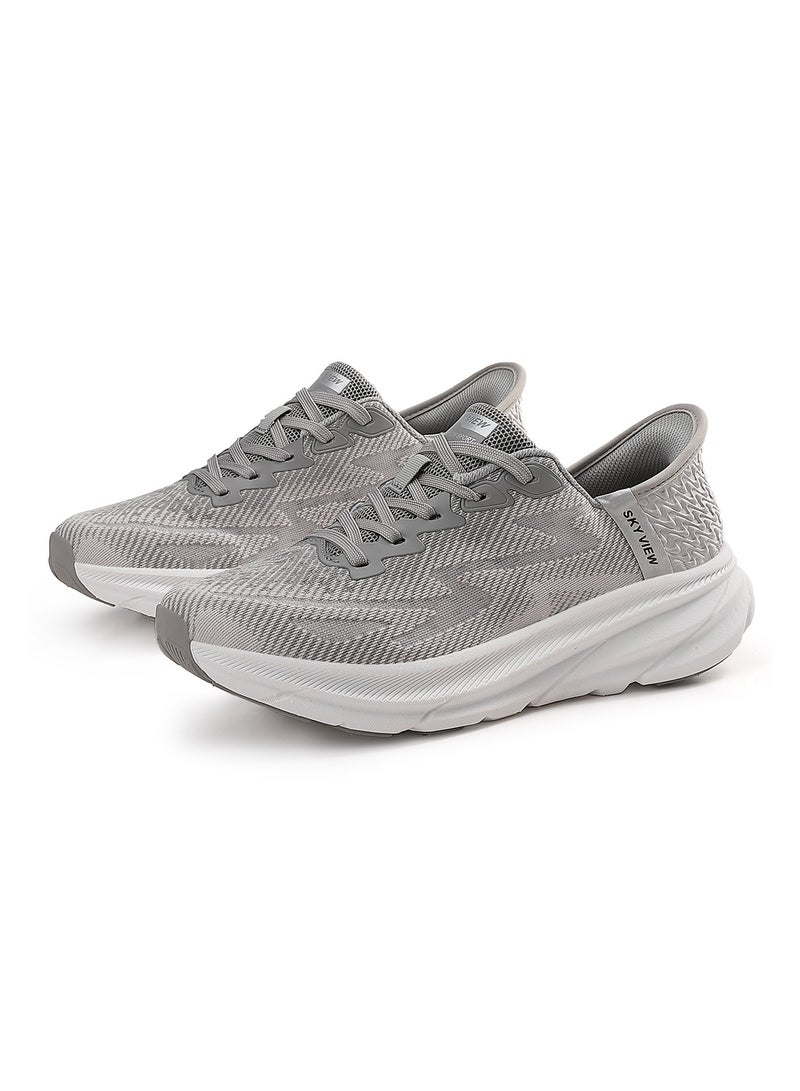 SKY VIEW Sports  Shoes For Men And Women Hands Free Slip-ins Running Shoes Non Slip Walking Tennis Shoes Unisex Cushioned Breathable Athletic Fashion Sneakers