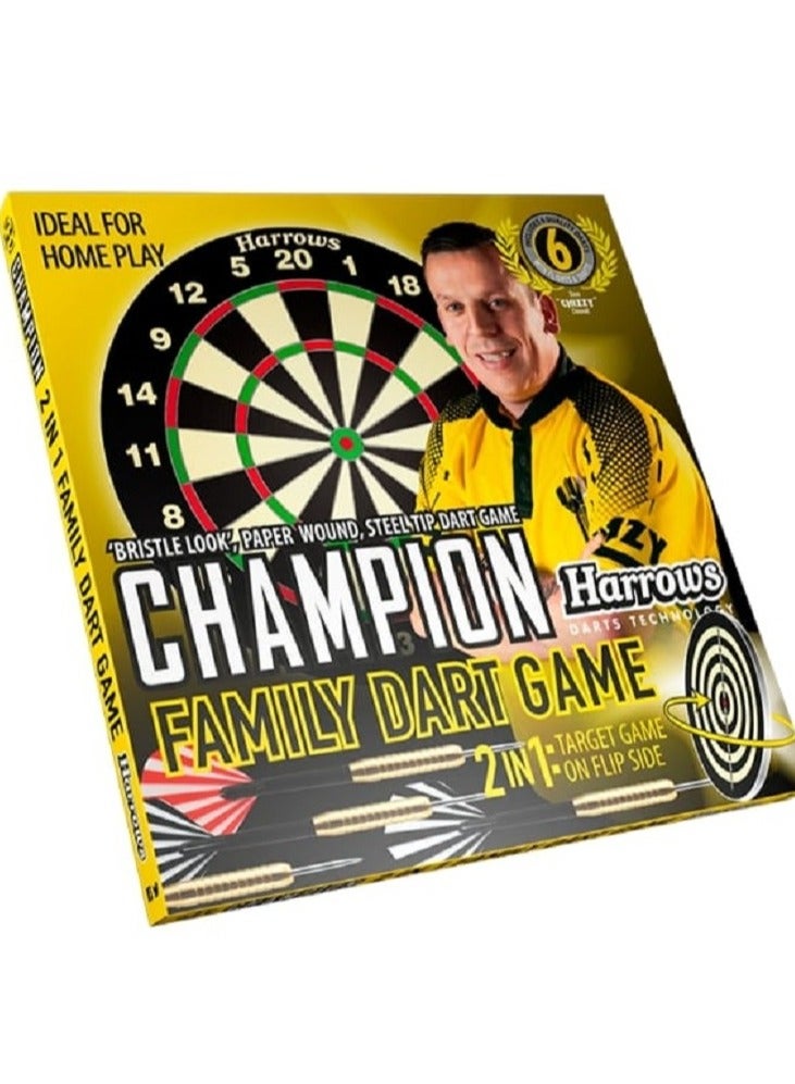 Harrows Champion Family Dartboard Game