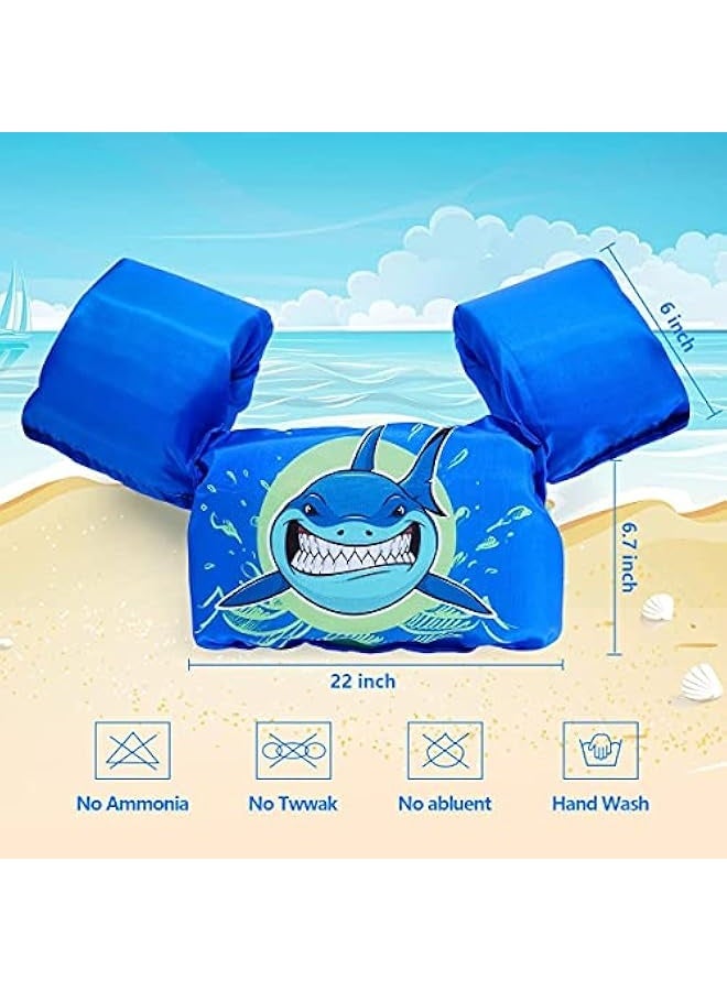Kids Swim Life Jacket Vest for Swimming Pool, Swim Aid Floats, Toddler Swim Vest with Storage Bag,Suitable for 30-50 lbs Infant/Baby/Toddler,Children/Sea/Beach