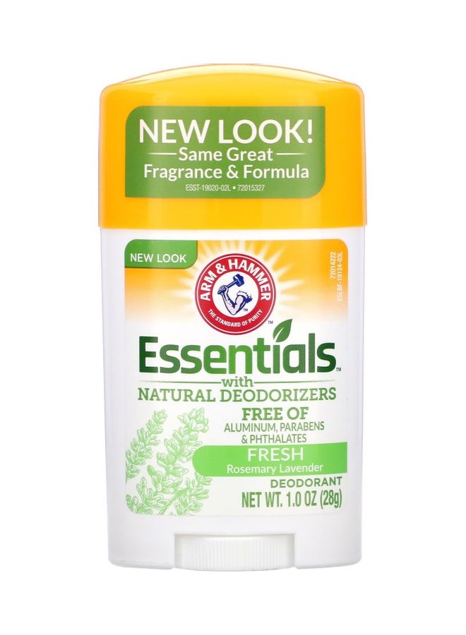 Essentials With Natural Deodorizers Deodorant 28grams