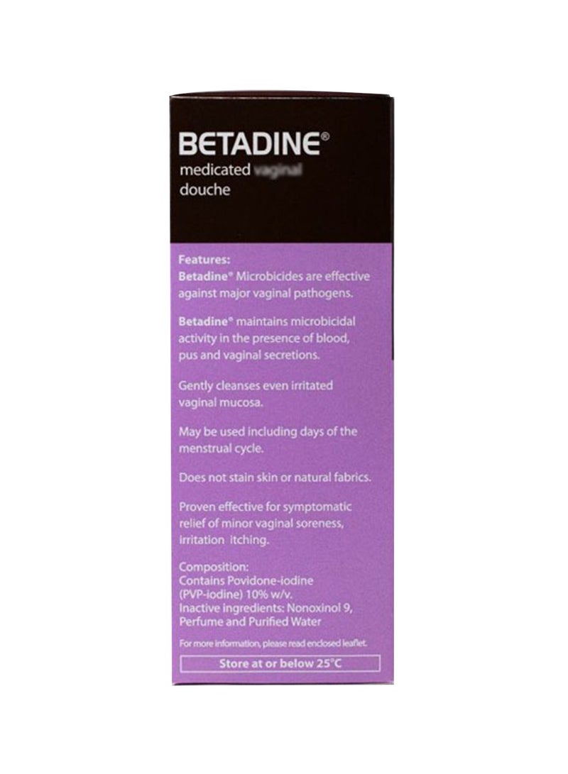 Betadine Medicated Douche Comprehensive Feminine Hygiene Solution