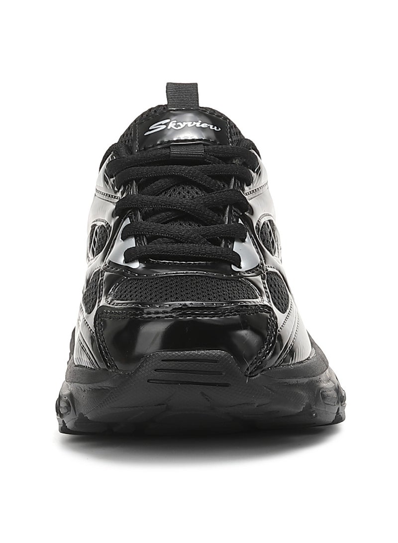 Sky View Boys and Girls Shoes Tennis Running Shoes Lace-up Unisex Kids Sneakers Lightweight Breathable Walking Shoes Matte Fashion Sports Shoes For Children's