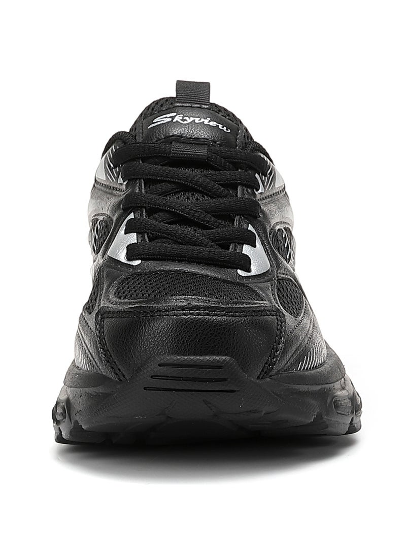 Sky View Boys And Girls Shoes Tennis Running Shoes Lace-up Unisex Kids Sneakers Lightweight Breathable Walking Shoes Matte Fashion Sports Shoes For Children's