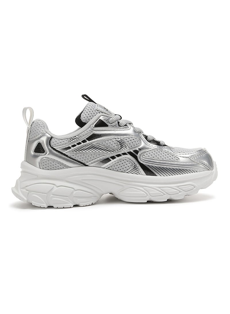 Sky View Boys Girls Shoes Kids Sneakers Tennis Running Shoes Lace-up Unisex Lightweight Breathable Walking Shoes High Quality Glossy Material Fashin Sports Shoes For Children's