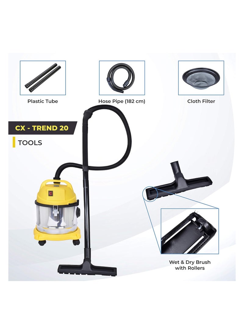 Stainless Steel Wet & Dry VACUUM CLEANER With Blower 3in1 Vacuum Cleaner For Home And Car/Strong Powerful Suction