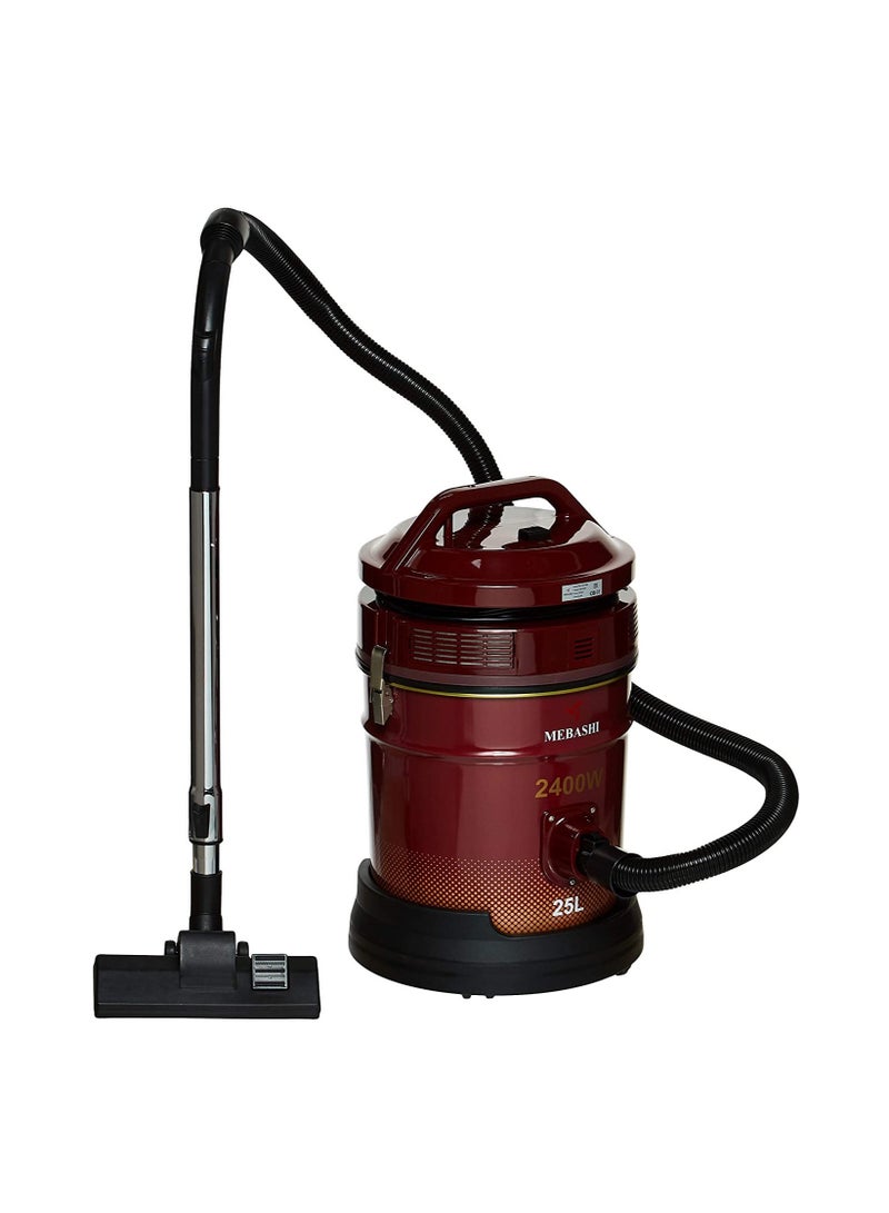 Mebashi Drum Vacuum Cleaner 25L 2400W