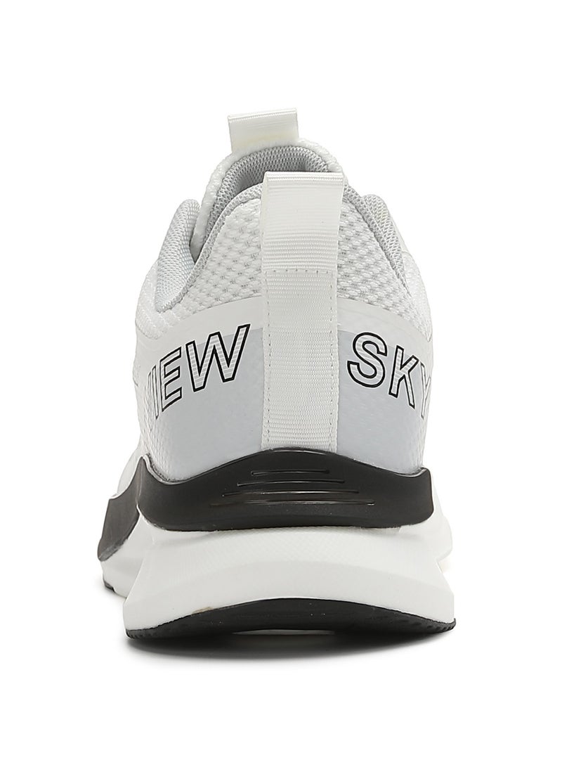 Athlesiure Men's Lace Up Walking Shoes Running Comfortable Tennis Breathable Non Slip Athletic Sports Shoes Gym Workout Cross Training Sneakers With Non-Slip Backing