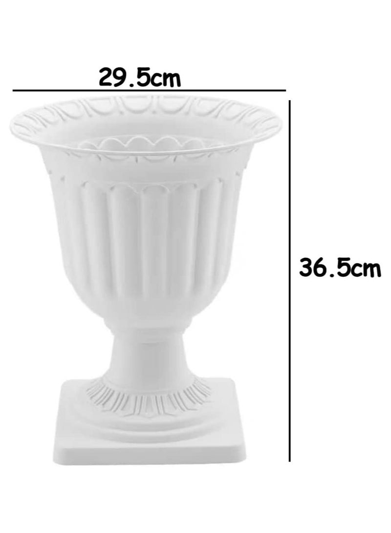 Flower Vase Plastic Pots Outdoor Plant Pots Plastic Flower Pots Plastic Gardening Pots Nursery Pot Flower Plant Container Plastic Plant Pot