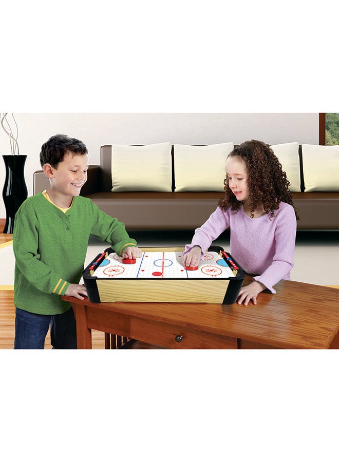 Wood Tabletop Air Hockey Game 57x31x10centimeter