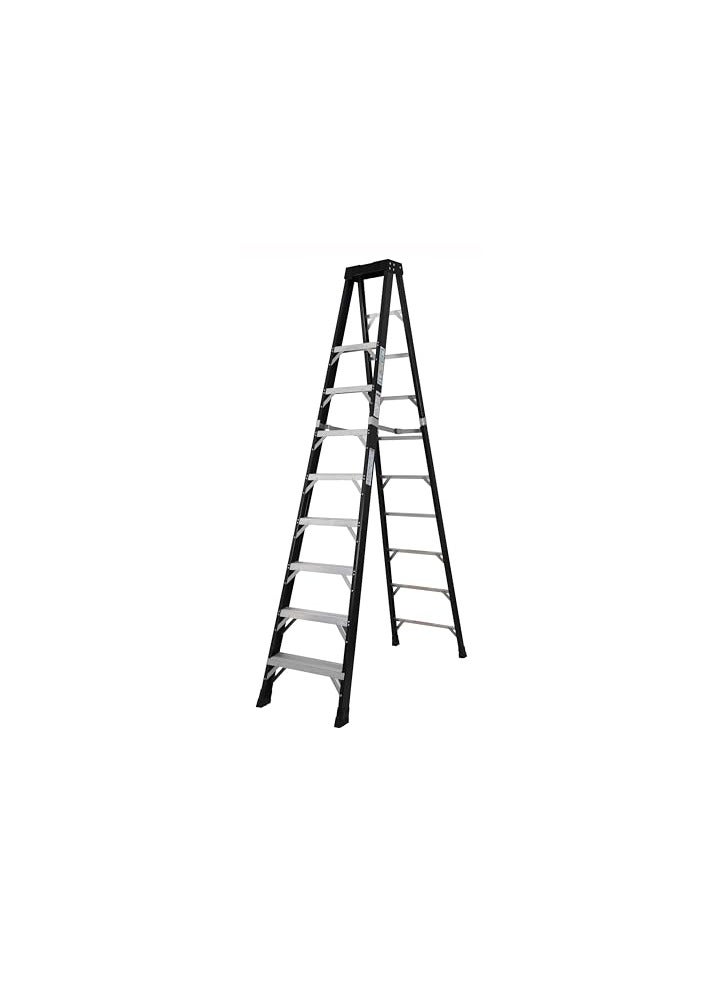 10' Liberti Safe Step Series Heavy Duty Fiber Glass Step Ladder